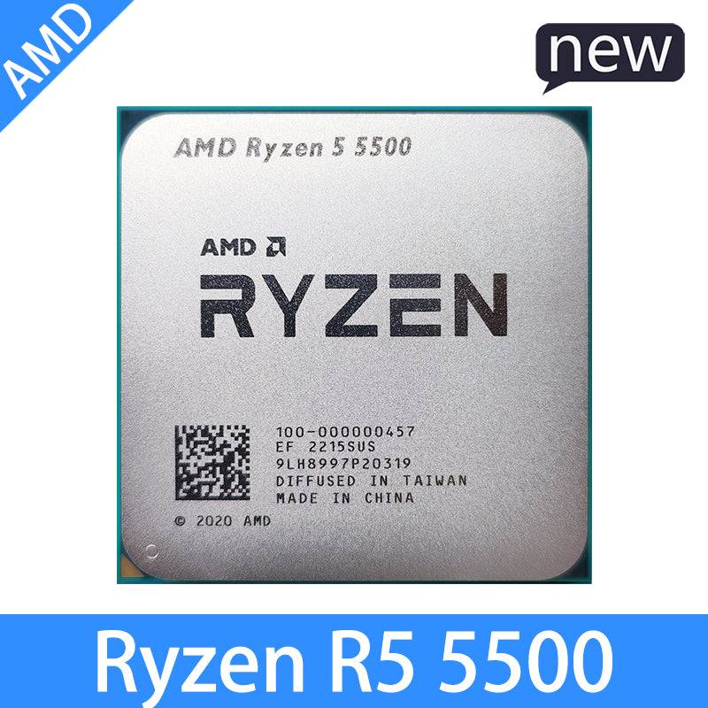 AMD Ryzen 5 5600 R5 5600 3.5 GHz 6-Core 12-Thread CPU Processor 7NM L3=32M  100-000000927 Socket AM4 New and without cooler