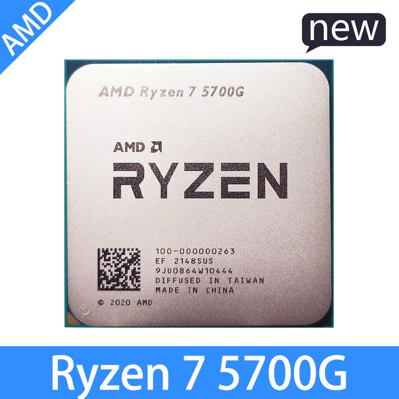 New!AMD R7 5700G Ryzen 7 5700G 3.8GHz Eight-Core 16-Thread 65W CPU  Processor L3=16M 100-000000263 Socket AM4 new but no fan